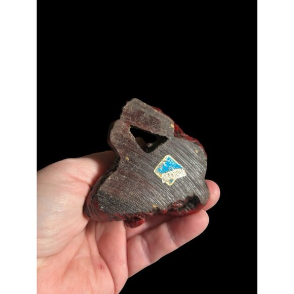 VTG Three Wise Monkey 5" See Hear Speak No Evil 3 Red Resin Quality Figurines - Picture 6 of 9